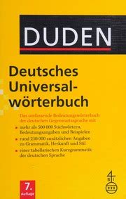 Duden, deutsches Universalwörterbuch : Free .
